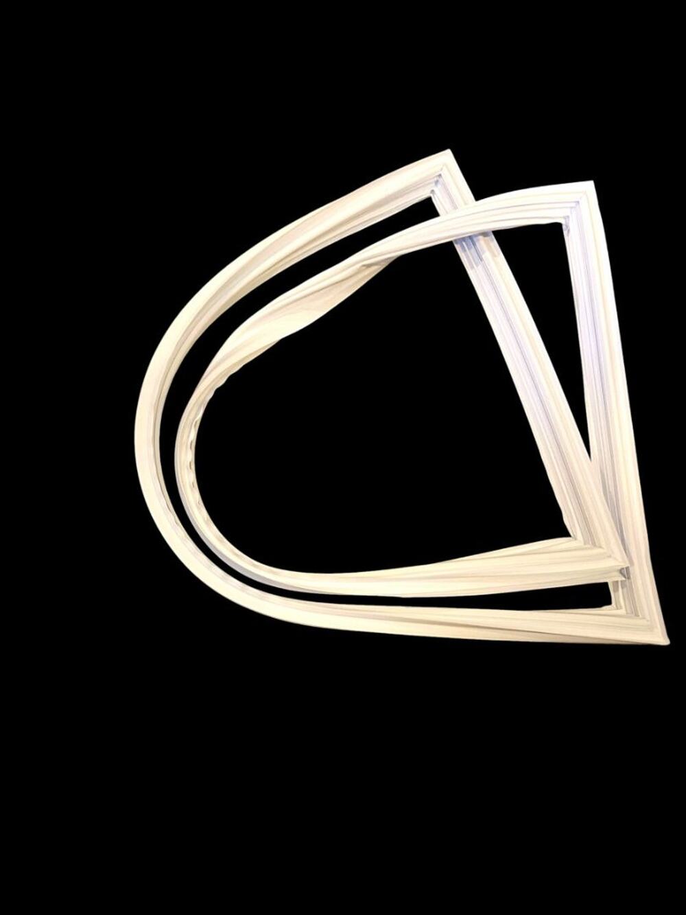 New GE Appliance WR14X10238 Refrigerator French Seal Gasket With Flap White